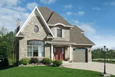 Cozy, European Home Plan