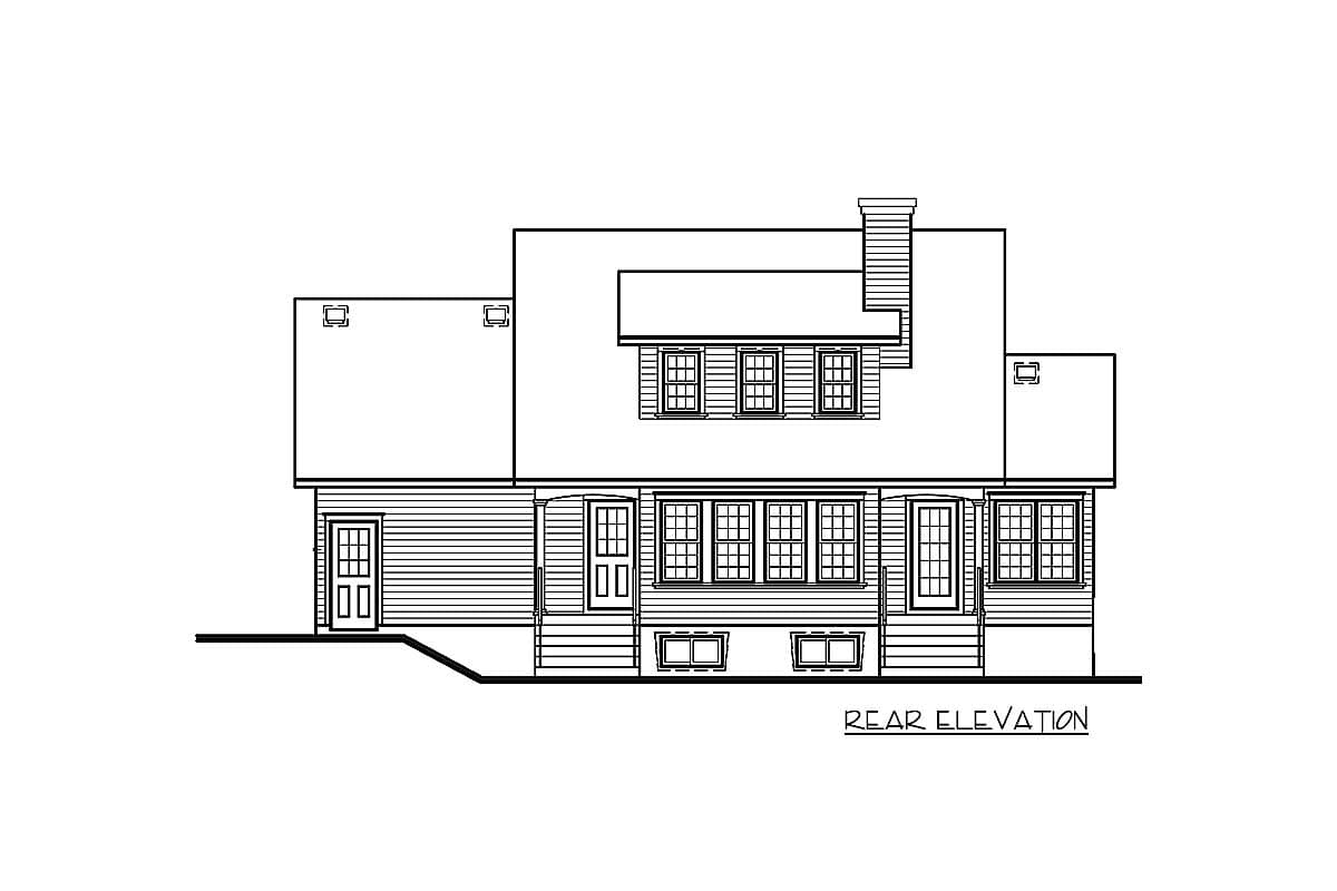 Plan 21355DR: Comfortable Farmhouse House Plan - Image #6 - Cottage, Country, Farmhouse