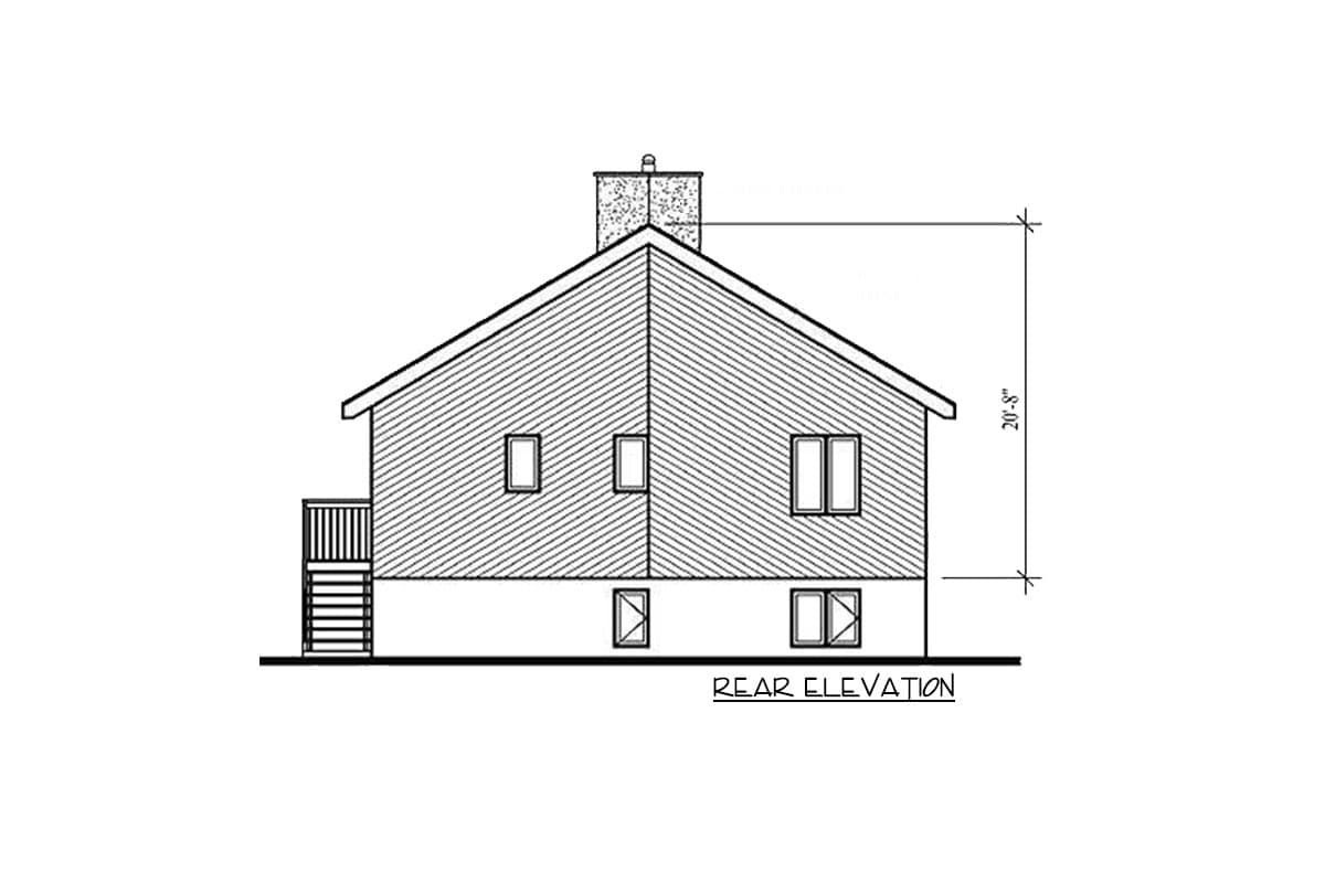 Plan 2143DR: Chalet Offers Year-Round Comfort - Image #7 - Cabin, Contemporary, Mountain, Rustic, Vacation