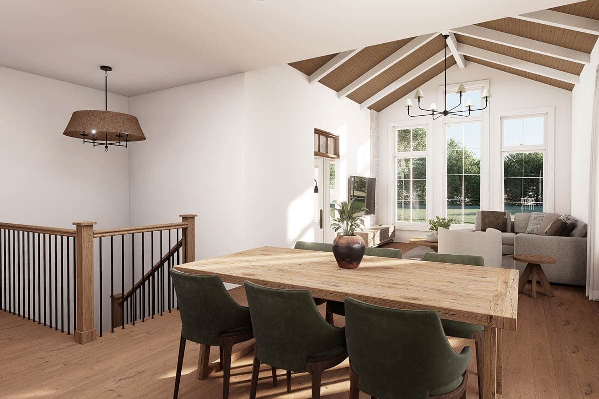 Plan 21436DR: Charming Cottage House Plan with 2 Beds and 1-Car Garage - Image #6 - Cottage, Country, Traditional