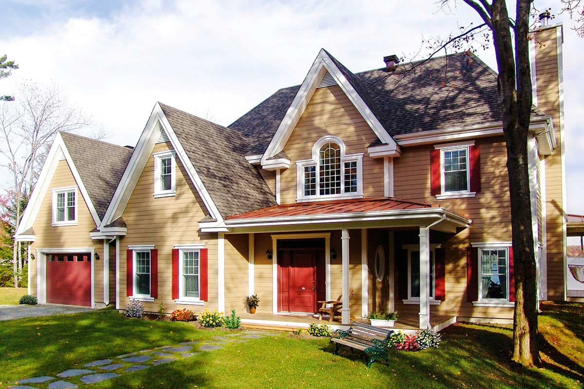 Plan 21480DR: Three Peaks, Four Beds - Image #10 - Country, European