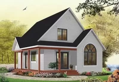 Country Cottage with Wrap-Around Porch