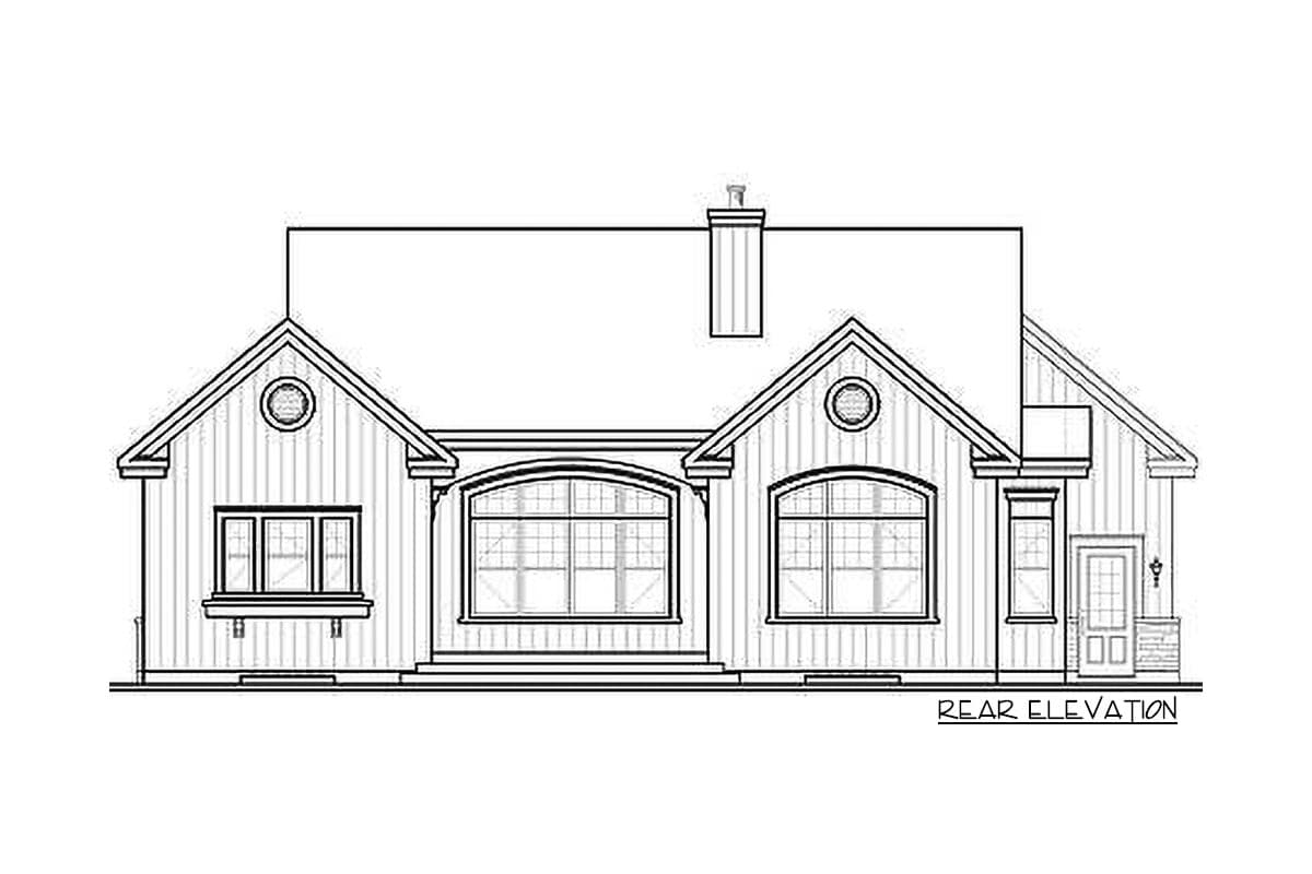 Plan 21525DR: Attractive Ranch with Sunny Nook - 1808 Sq Ft - Image #9 - Ranch, Traditional