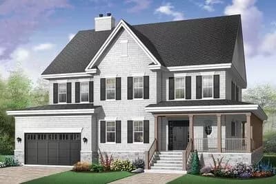 Covered Wraparound Porch