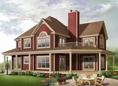Wonderful Wrap-Around Porch