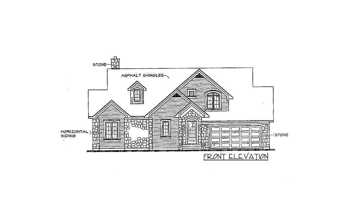 Plan 2156DR: 4-Bed House Plan with Soaring Spaces - Image #7 - Country, Traditional