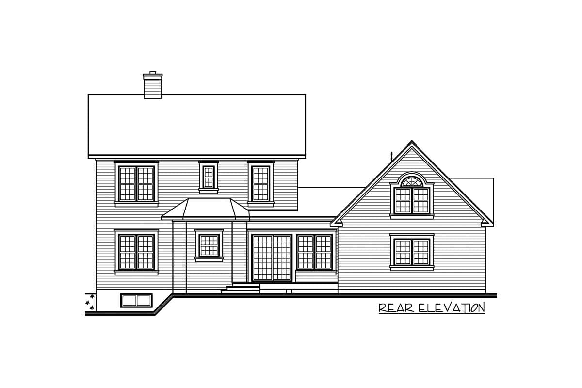 Plan 21561DR: Beatiful Veranda Design - Image #7 - Country, Traditional