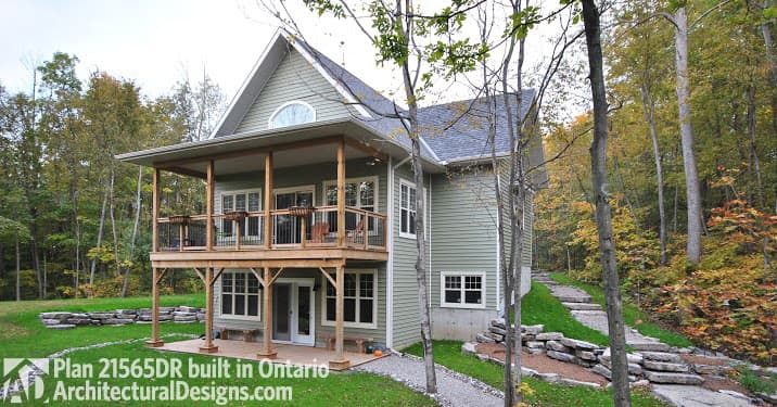 build gallery item - House Plan 21565DR comes to life in Ontario