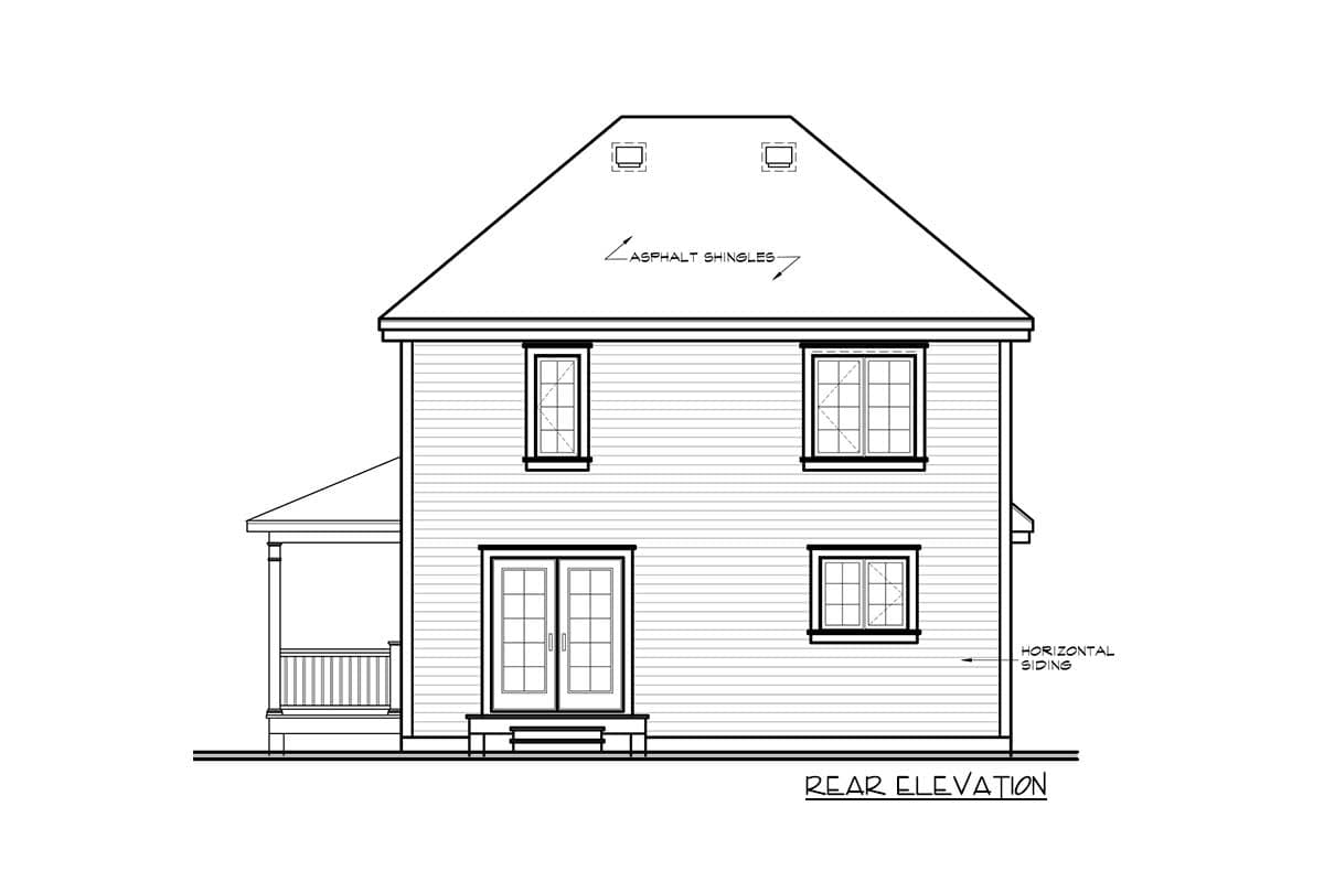 Plan 2157DR: Compact and Charming with Options - Image #9 - Cottage, Country