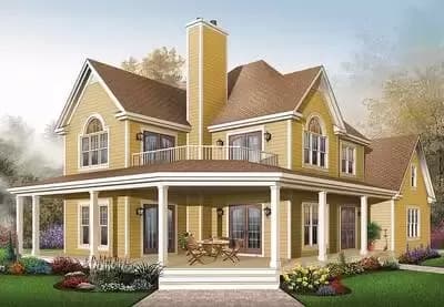 Comfortable Country Home Plan
