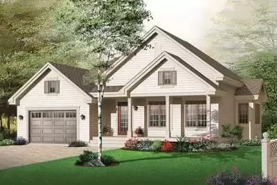 Comfortable Porches Front and Back