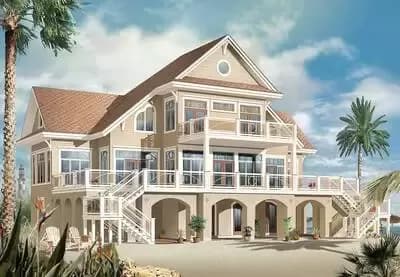 Vacation Beach House Plan