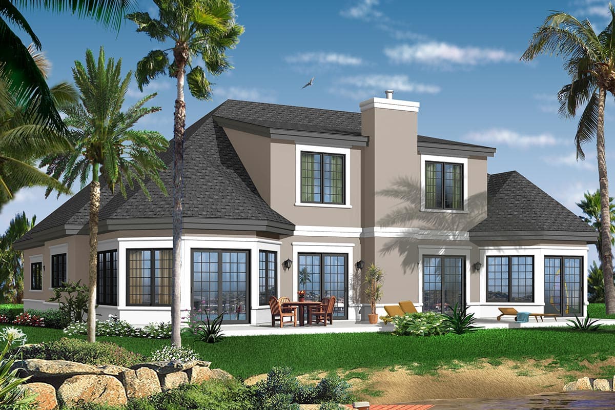 Plan 21653DR: Airy Design - Image #6 - Florida-Style, Traditional