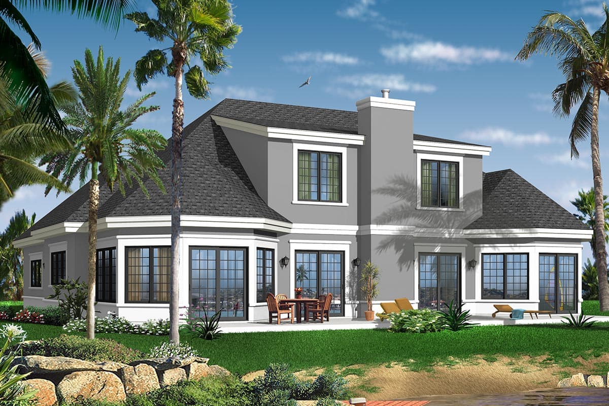 Plan 21653DR: Airy Design - Image #7 - Florida-Style, Traditional