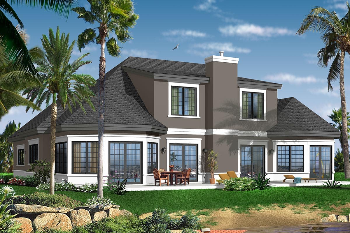 Plan 21653DR: Airy Design - Image #8 - Florida-Style, Traditional