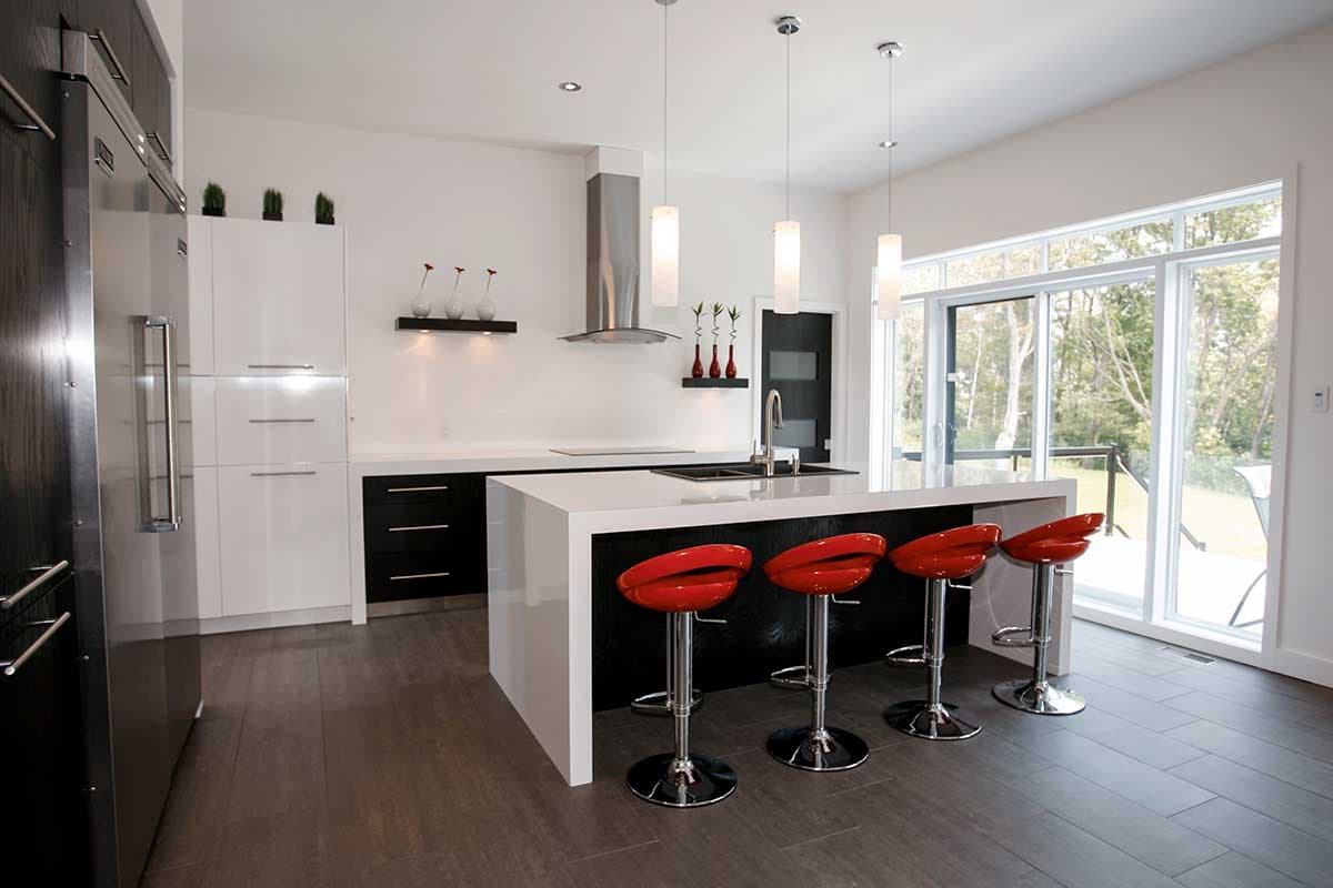 Plan 21679DR: Modern House Plan with 2nd Floor Terace - Image #4 - Contemporary