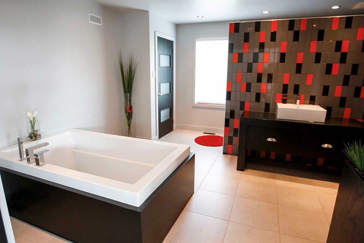 Plan 21679DR: Modern House Plan with 2nd Floor Terace - Image #6 - Contemporary