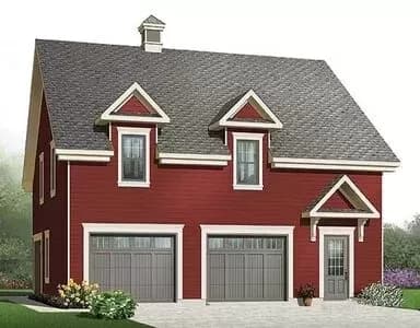 3-Car Garage with Storage
