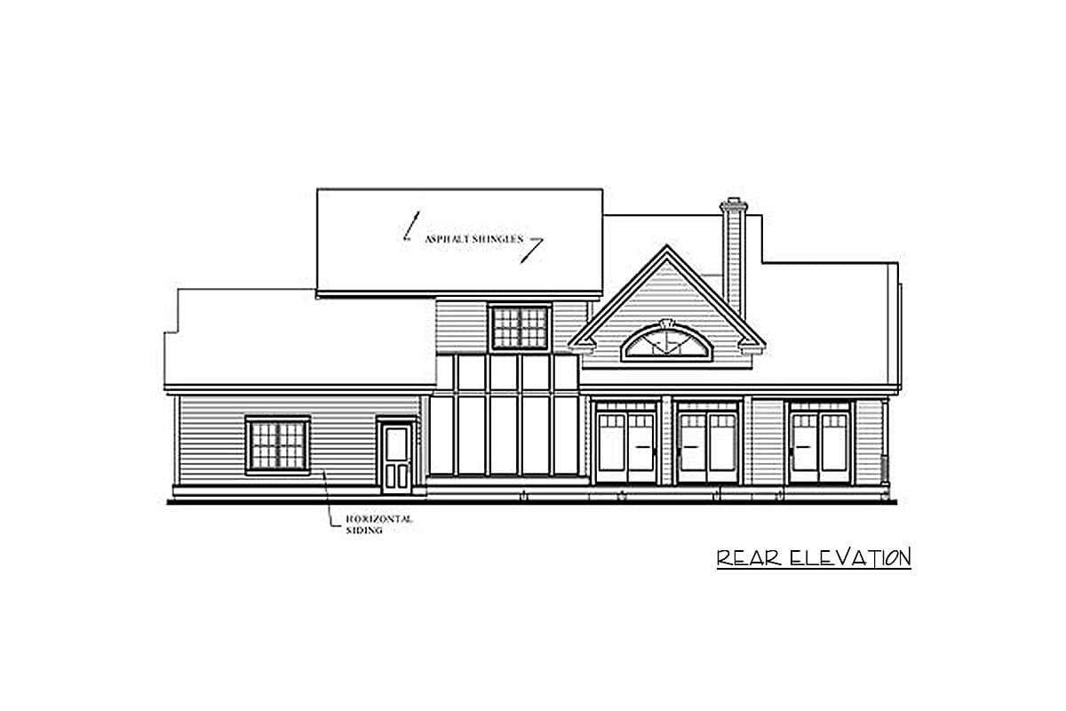 Plan 2171DR: Charming Home Plan with a Home Office - Image #10 - Country, Farmhouse