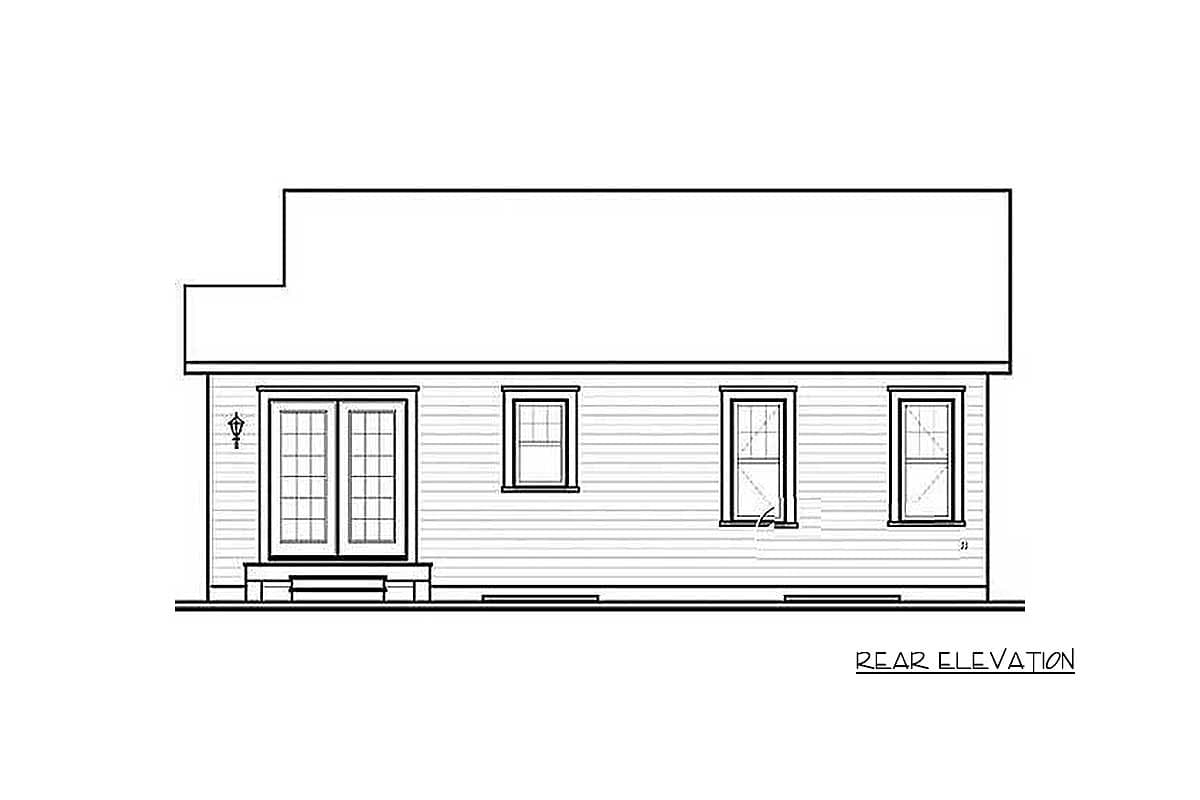 Plan 21714DR: A Cottage with Multiple Versions - Image #6 - Cottage, Traditional