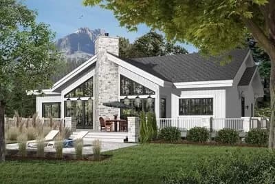 Four Bedroom Vacation Home Plan