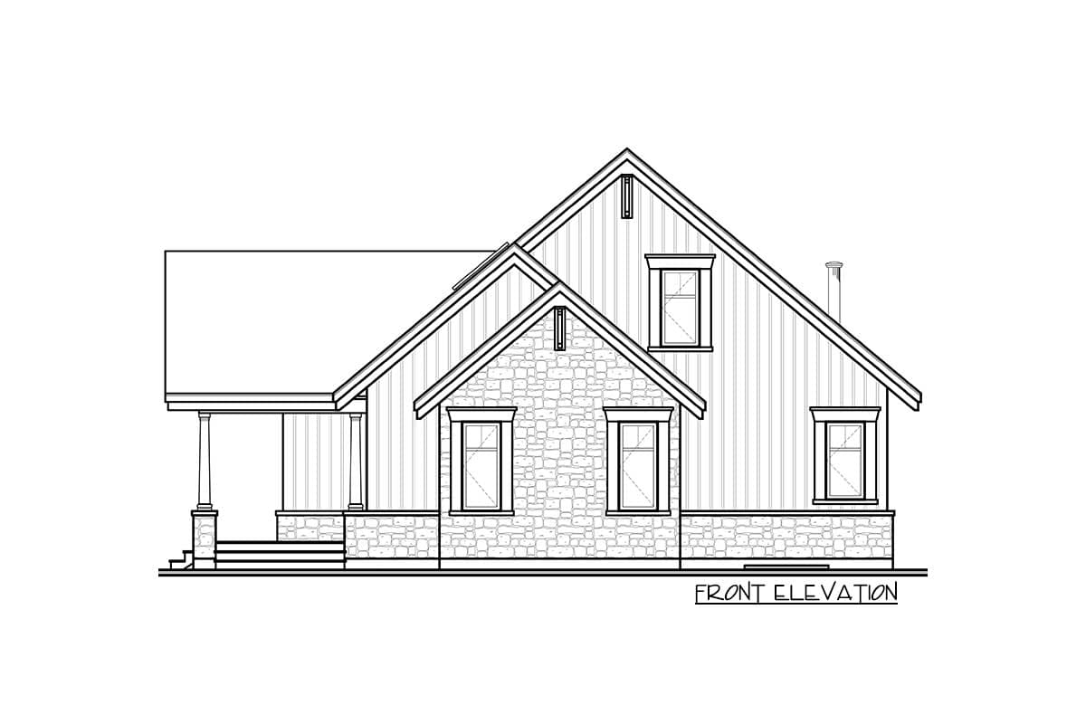 Plan 21750DR: Vacation Getaway - Image #6 - Cottage, Traditional, Vacation