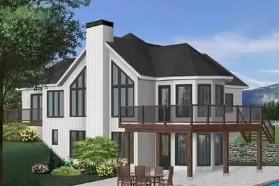 Bright and Airy Vacation House Plan
