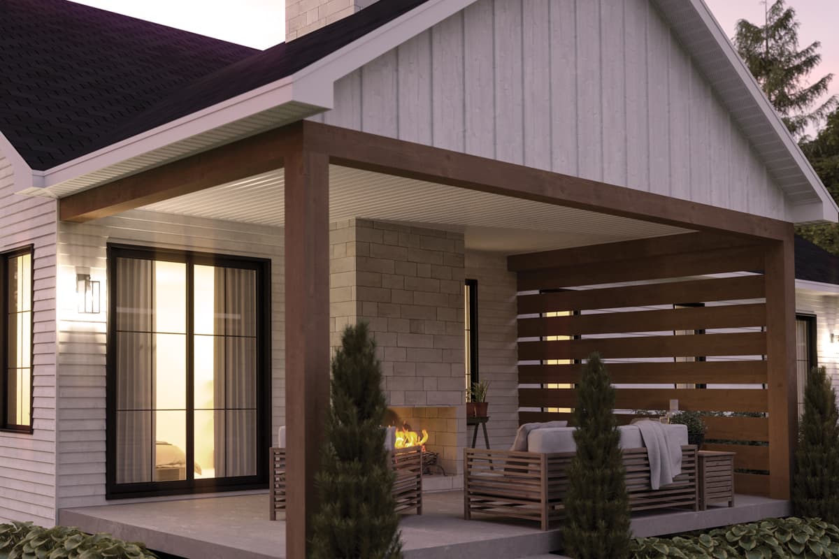 Plan 21769DR: Multi-Generational House Plan with a 3-Bed and 1-Bed Units - 1496 Sq Ft and 742 Sq Ft - Image #6 - European, Ranch, Transitional