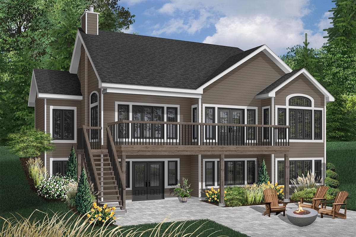 Plan 2178DR: Four-Season Home Plan - Image #6 - Traditional, Vacation