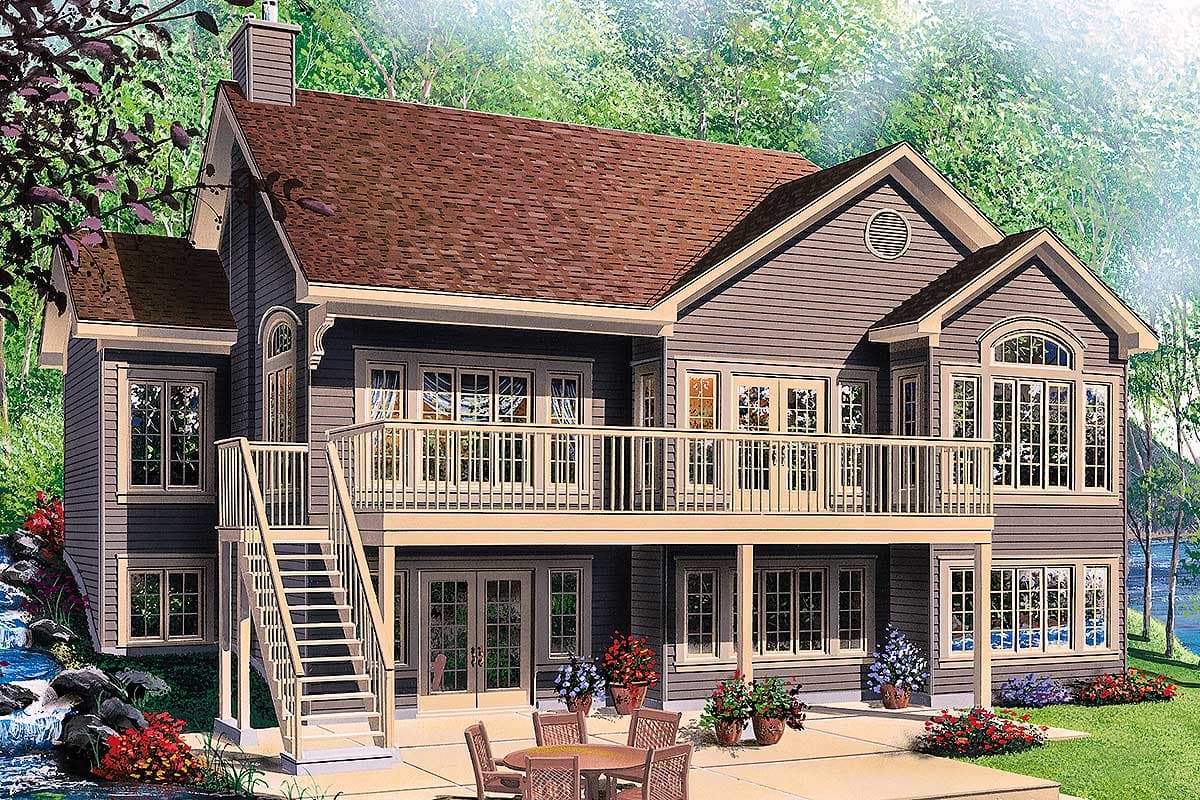 Plan 2178DR: Four-Season Home Plan - Image #7 - Traditional, Vacation