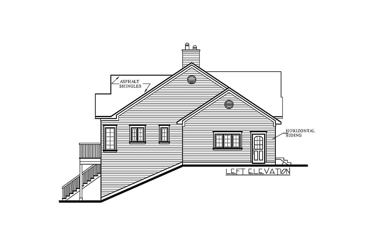 Plan 2178DR: Four-Season Home Plan - Image #9 - Traditional, Vacation