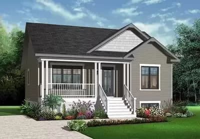 Popular Compact Country Cottage