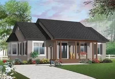 3-Bed House Plan with Solarium-Like Kitchen