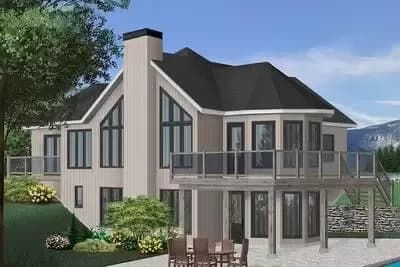 Four-Season Vacation Retreat with Finished Lower Level