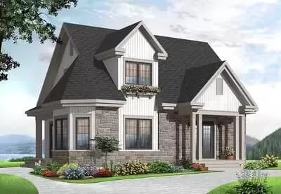 Attractive Stone Cottage with Side Patio