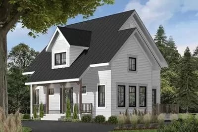 Country Cottage with Cathedral Ceiling - 1508 Sq Ft