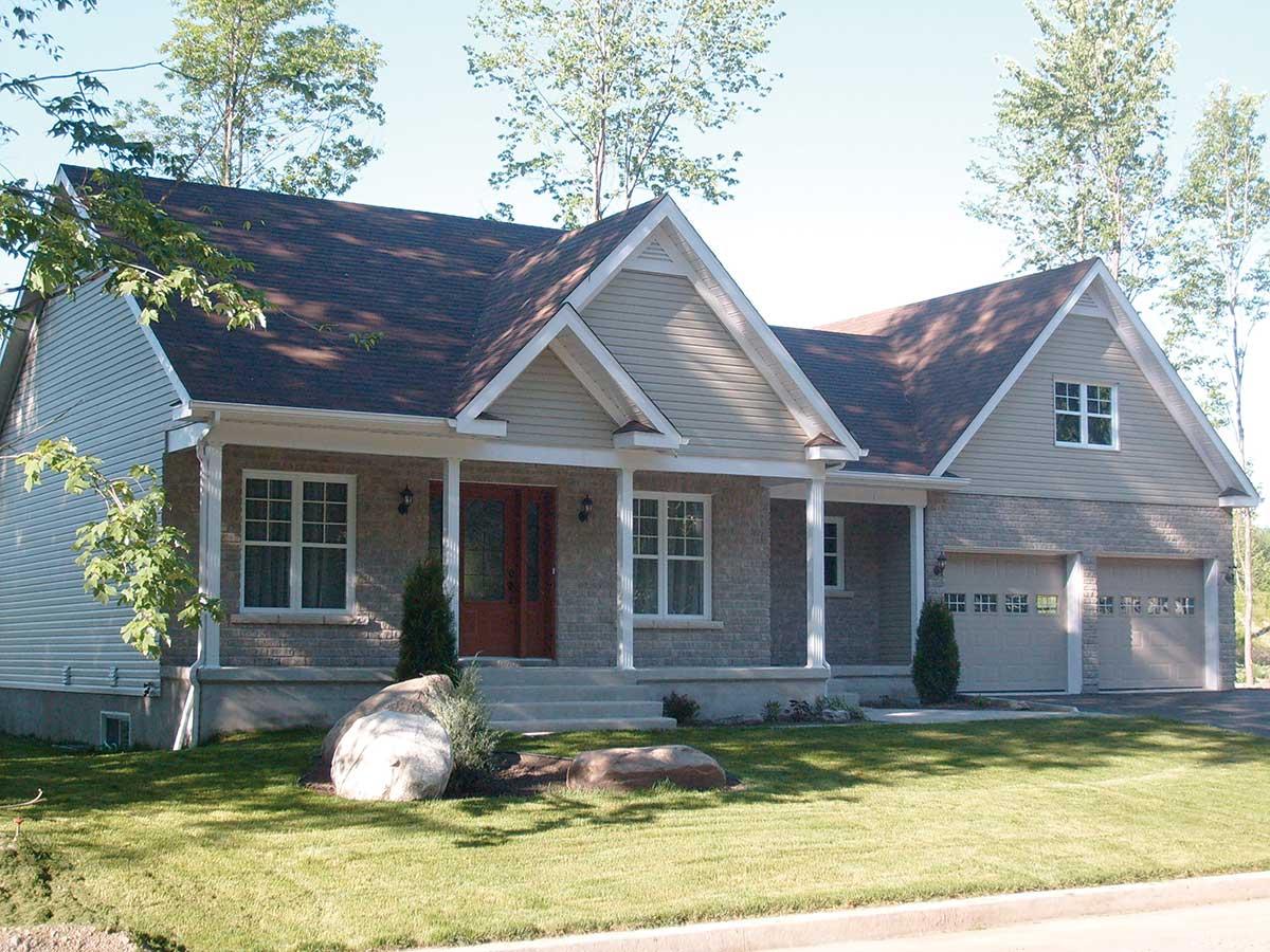 Plan 21840DR: 1400 Square Foot Country Cottage with Upstairs Master Suite - Image #6 - Country, Traditional