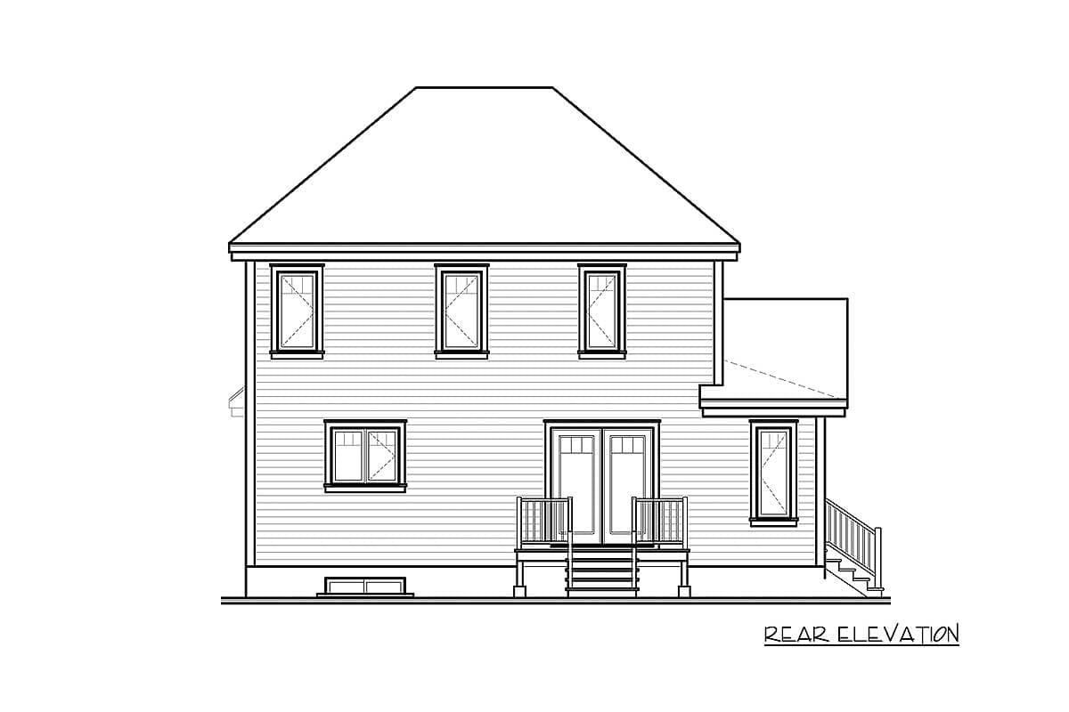 Plan 21845DR: Charming and Compact with Options - Image #6 - Country