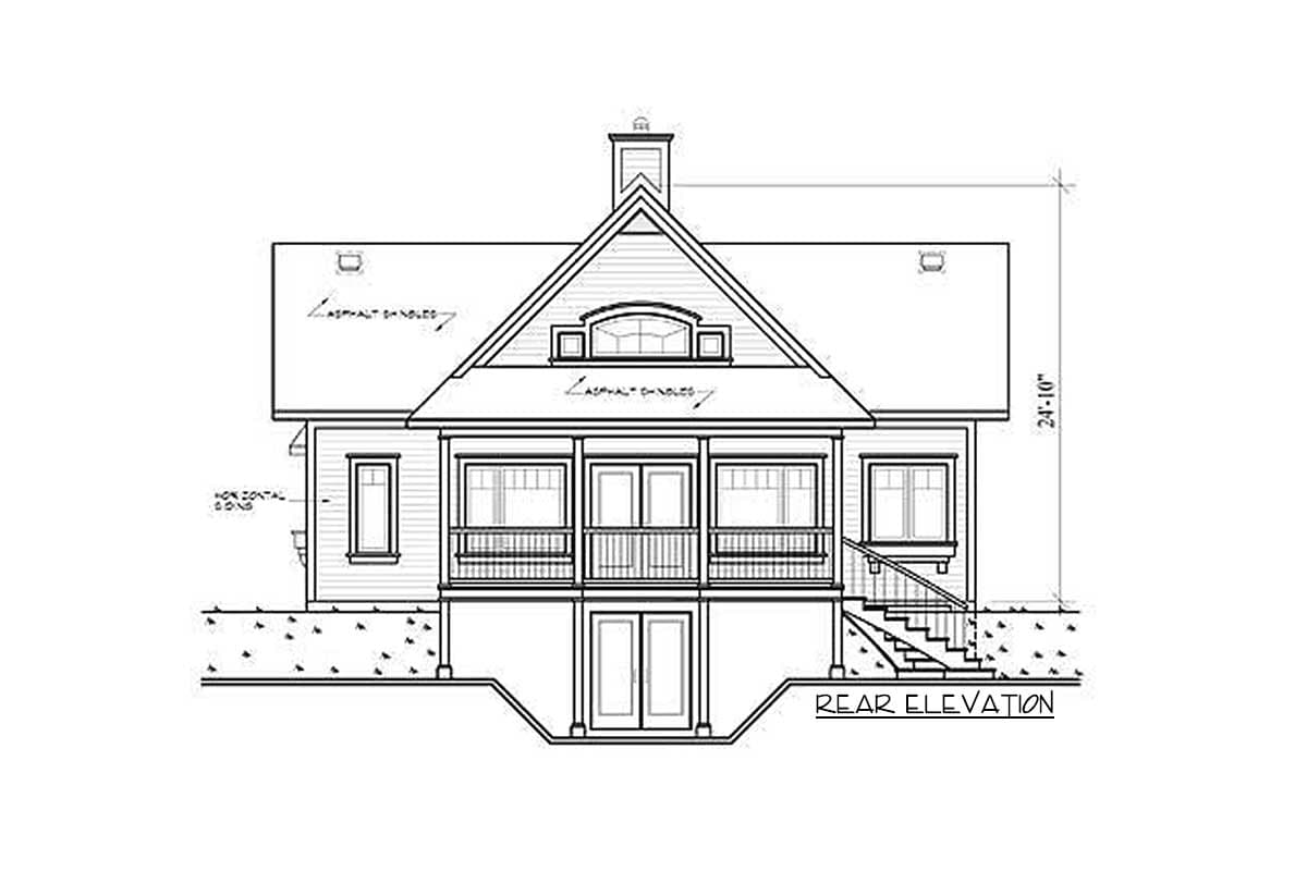 Plan 21864DR: Dream Design with Main Floor Laundry - Image #8 - Cabin, Cottage, Country, Vacation