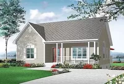Popular Compact Cottage House Plan