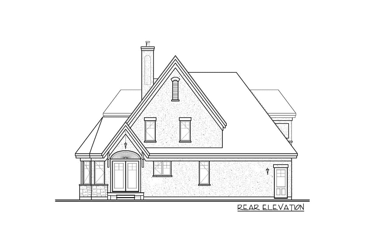 Plan 21884DR: European Design With Elevator - Image #7 - European, Traditional
