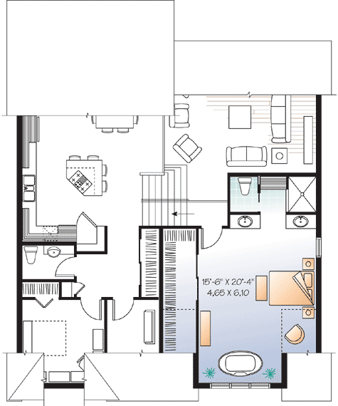 Plan 21914DR: Flexible 3 Bedroom House Plan - Floor Plan - 2nd Floor