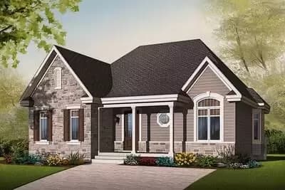 Economical Cottage House Plan