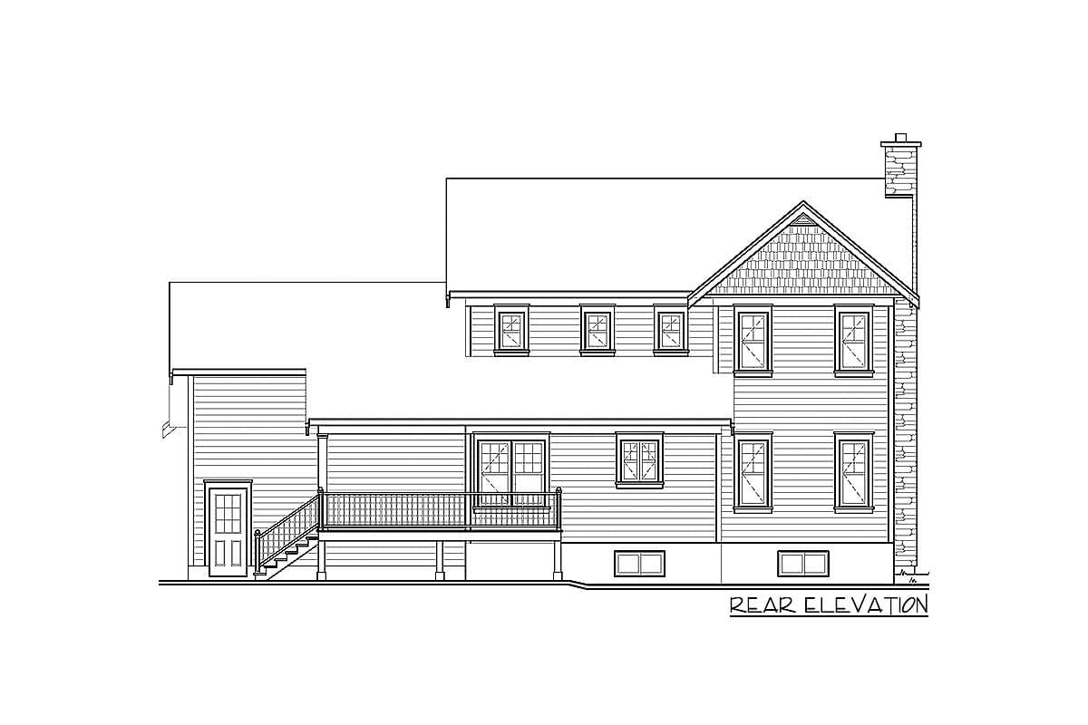 Plan 21935DR: Country Home in Many Flavors - Image #10 - Country, Farmhouse