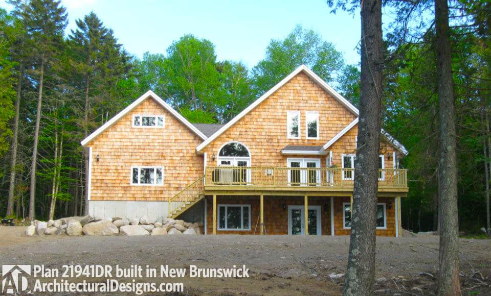 build gallery item - House Plan 21941DR comes to life in New Brunswick