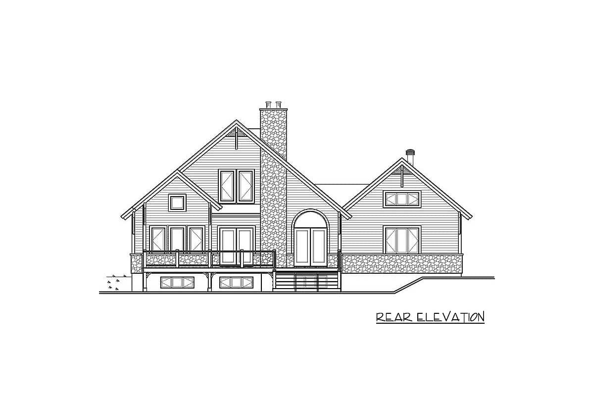 Plan 21941DR: Natural Harmony - Image #11 - Cottage, Mountain, Rustic, Vacation