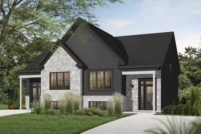 Updated Two Family Home Plan