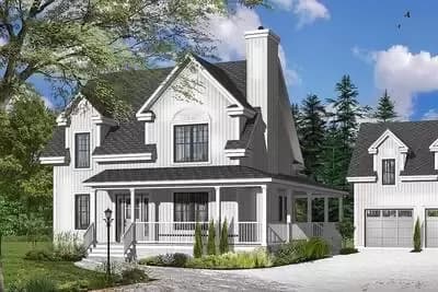 Delightful Wrap-Around Porch
