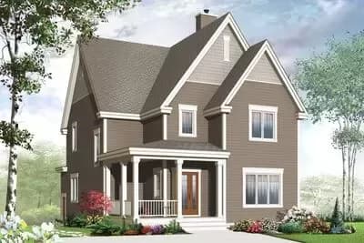 Nested Gables and Two Porches
