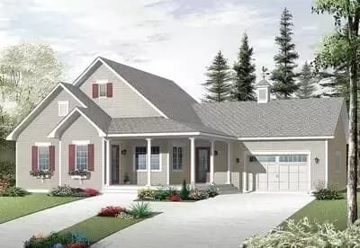 Country Cottage with Cozy Garage